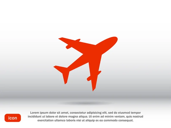 Plane, airplane icon Vector Graphics