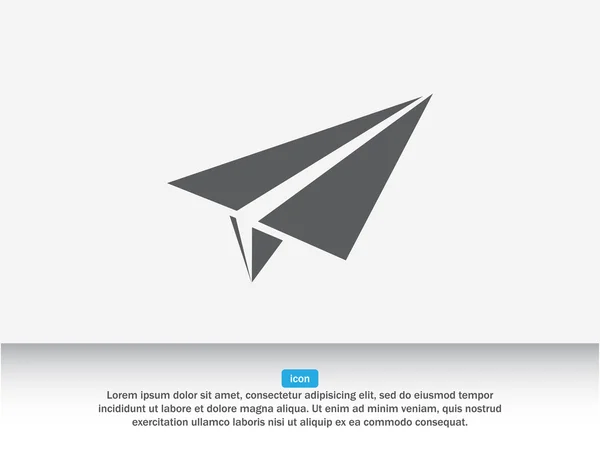 Paper airplane icon Royalty Free Stock Illustrations