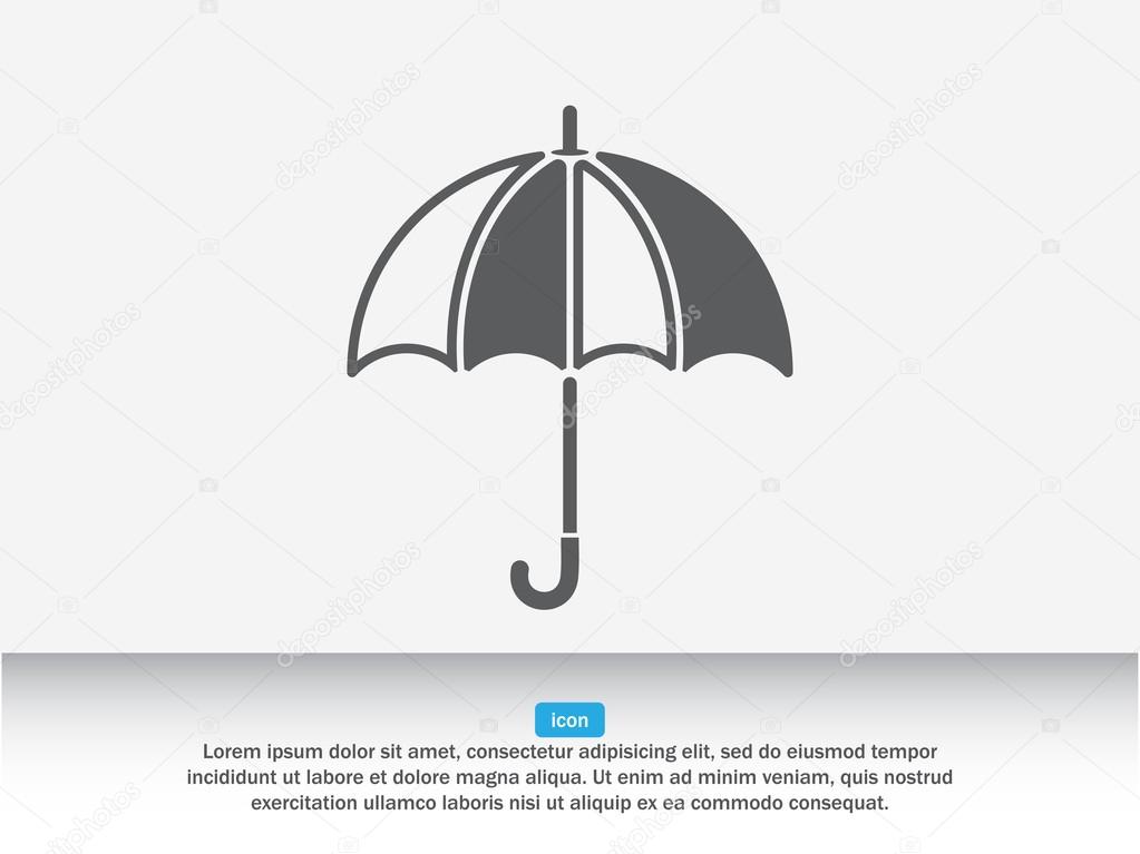 Umbrella, protection icon