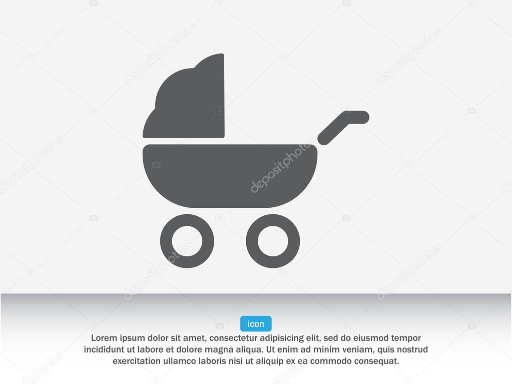 Carrinho De Bebe Icone De Carrinho De Bebe Imagem Vetorial De C Studioicon Carrinho De Bebe Icone De Carrinho De Bebe Imagem Vetorial De C Studioicon
