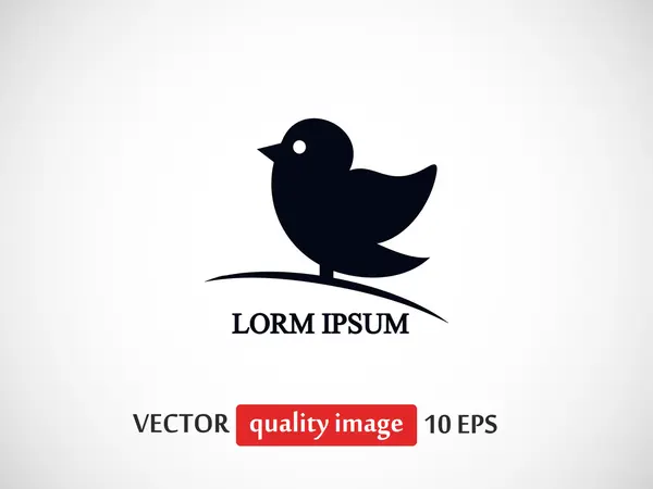 Icono de contacto de aves — Archivo Imágenes Vectoriales