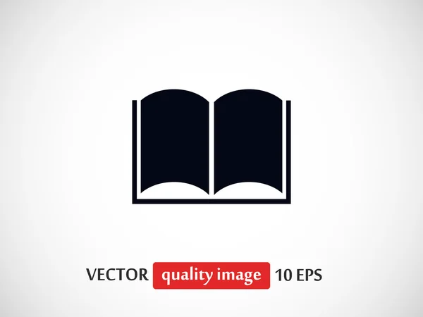 Open book icon — Stock Vector