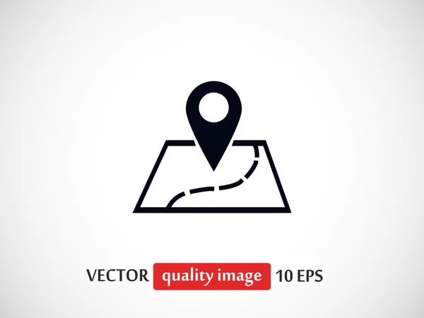 Gps map pointer — Stock Vector