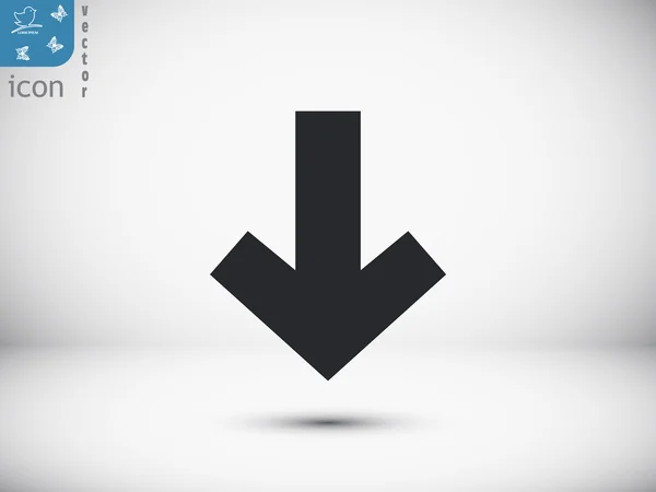 Icône du bouton flèche — Image vectorielle