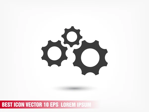 Versnellingen mechanisme pictogram — Stockvector