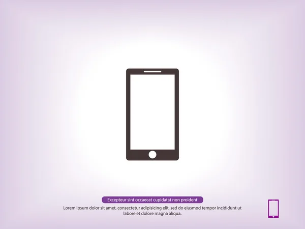 Icono de pantalla móvil — Vector de stock