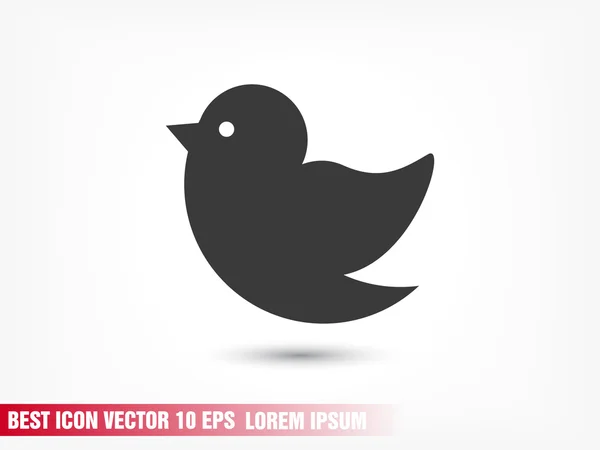 Pták ikona — Stockový vektor
