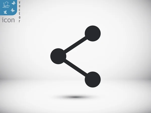 Ikon jaringan sambungan - Stok Vektor