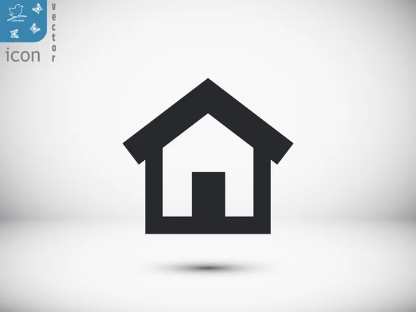 Icône de signe de maison — Image vectorielle