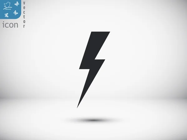 Flash ikona ostrzegawcza — Wektor stockowy
