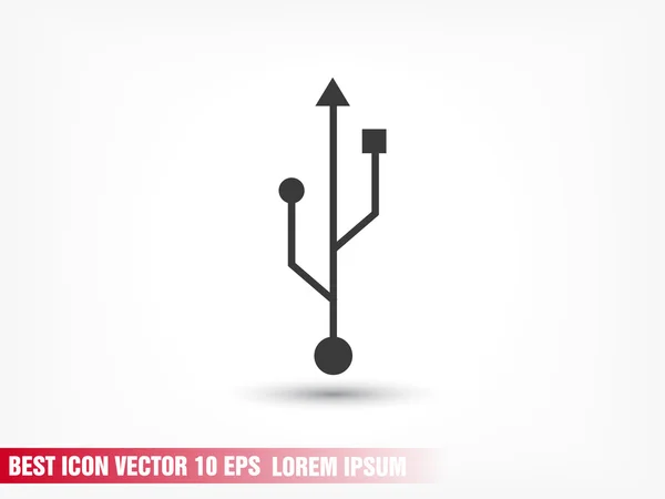 USB-kabel pictogram — Stockvector