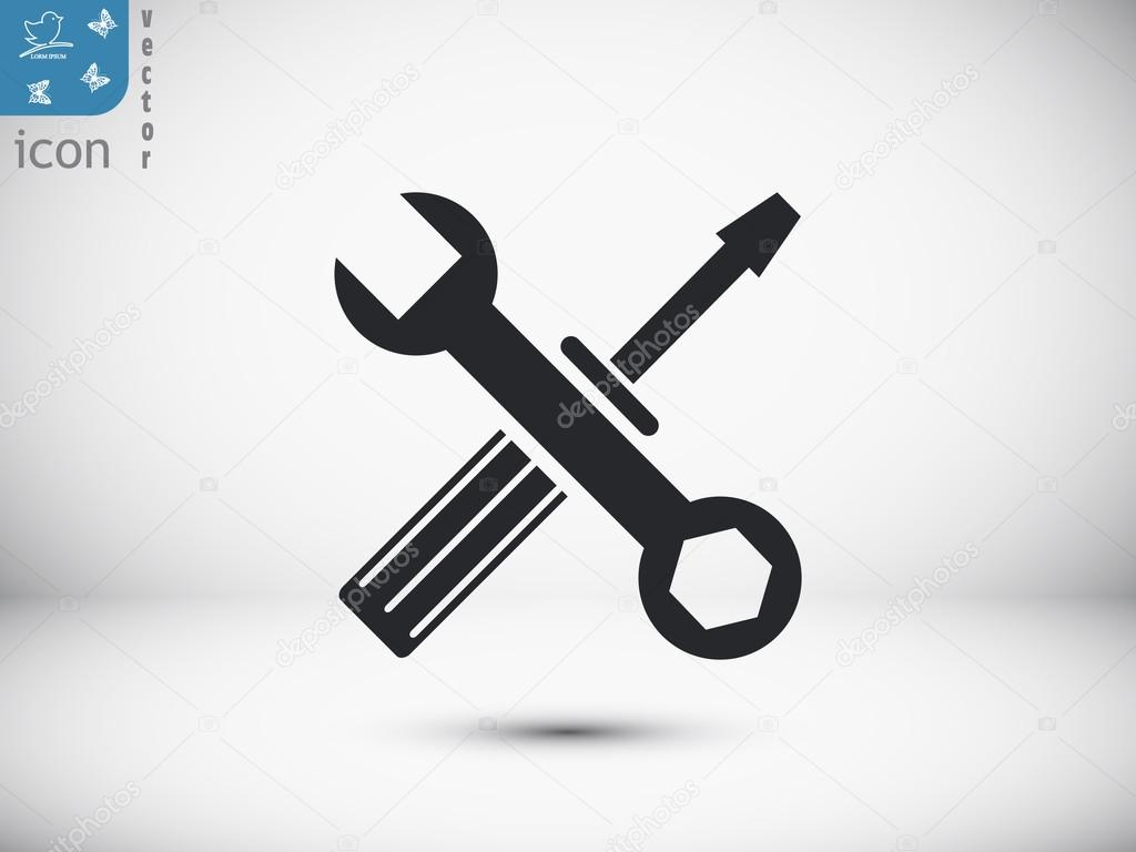 wrench and screwdriver icon