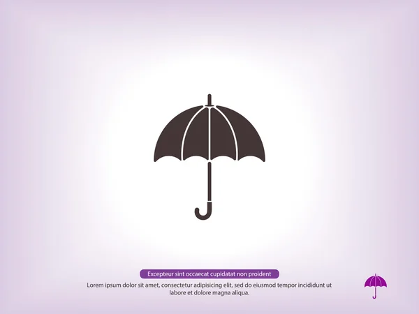 Protection Symbole de parapluie — Image vectorielle