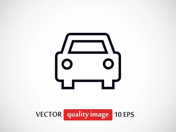 Car silhouette icon — Stock Vector