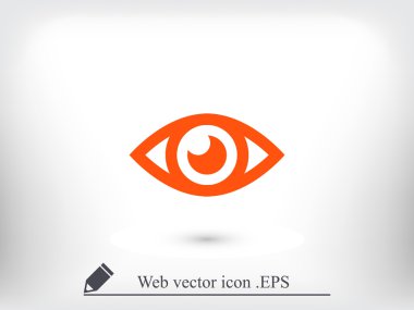 soyut göz simgesini