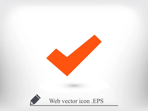 Marca de verificación icono — Archivo Imágenes Vectoriales