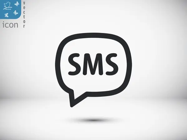 Icono de burbuja SMS — Vector de stock