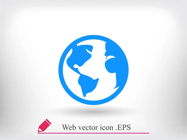 Planet earth globe — Stock Vector