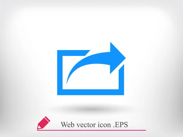 Informationssymbol teilen — Stockvektor