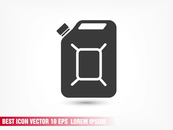 Üzemanyag kaniszterekben ikon — Stock Vector