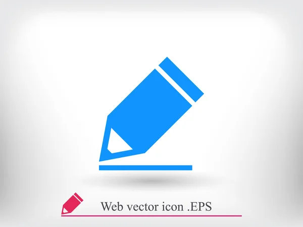 Icône crayon éducation — Image vectorielle