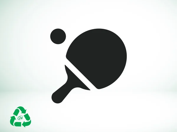Ping-pong ikonra — Stock Vector