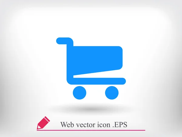 Shopping cart icon — Stock Vector