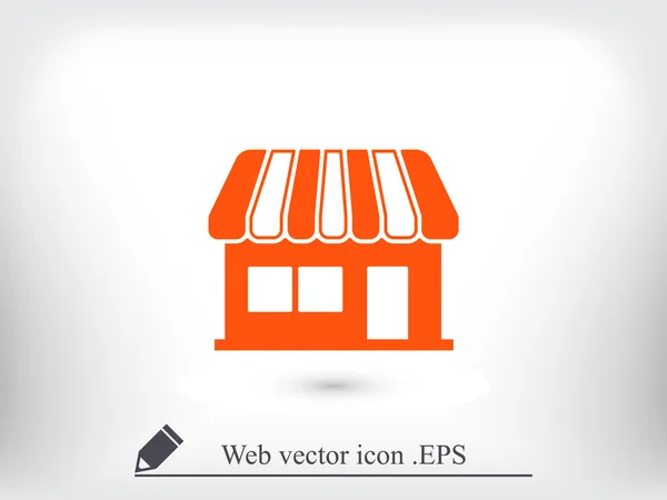 Store icône de façade — Image vectorielle