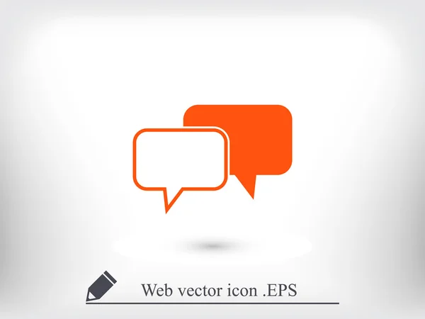 Bouton icônes de dialogue — Image vectorielle