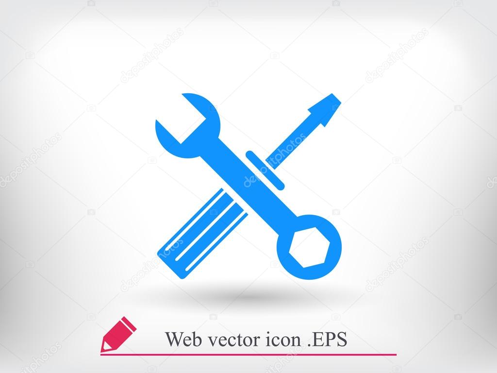 wrench and screwdriver icon