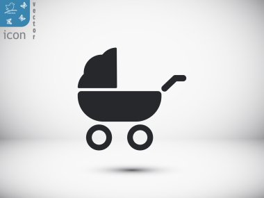 Çocuk arabası simgesi simgesi