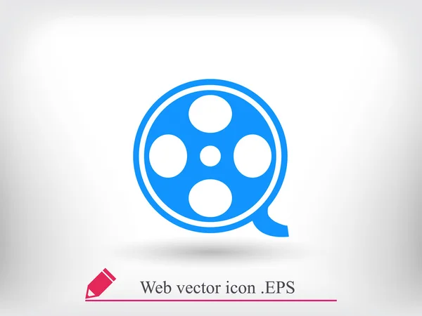 Cinematografía icono de la película — Vector de stock