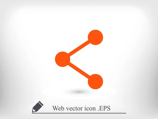 Connexion réseau icône — Image vectorielle