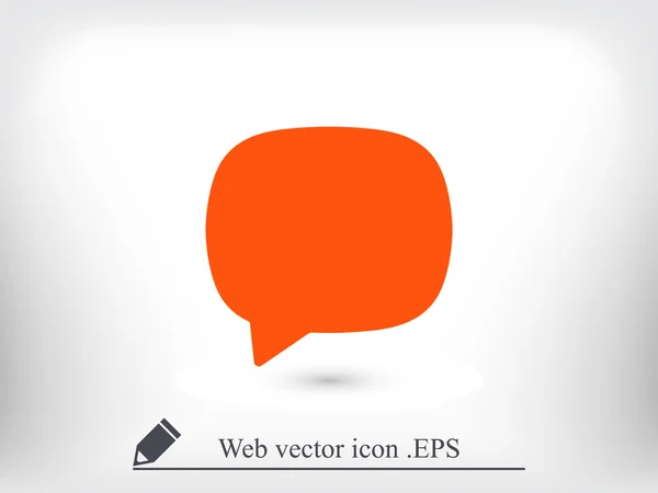 Message Icône bulle — Image vectorielle