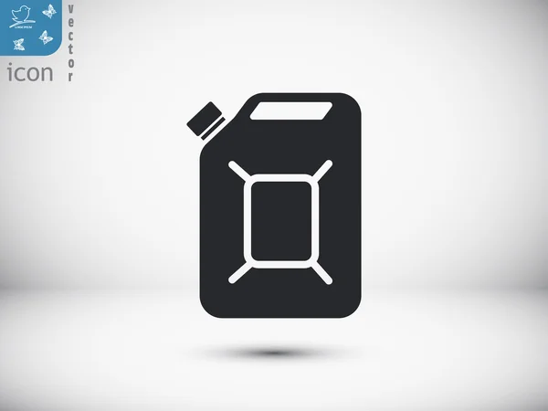 Icône jerrycan carburant — Image vectorielle