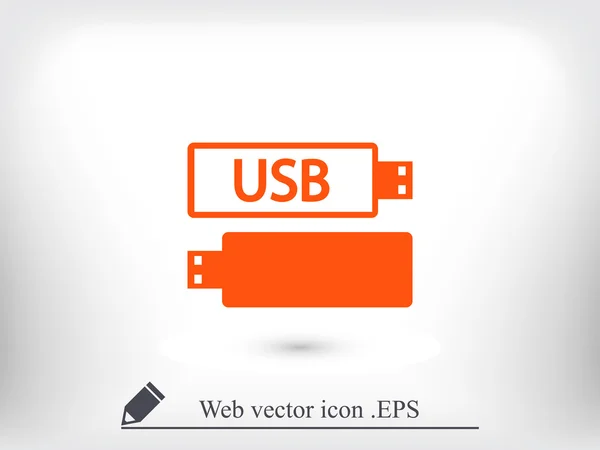 USB флэш-накопители значок — стоковый вектор