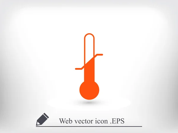 Hőmérő műszer ikonja — Stock Vector