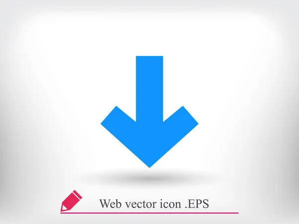 Ícone do botão de seta — Vetor de Stock