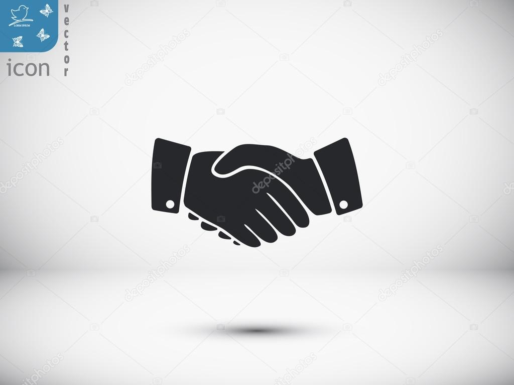 handshake icon sign
