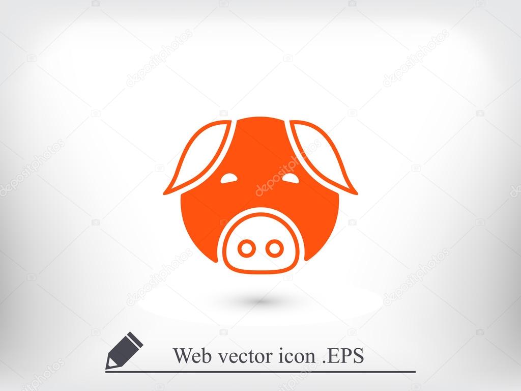 Pig muzzle icon