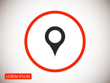 harita işaretçi simgesi