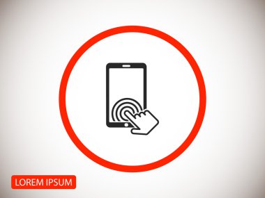 dokunmatik ekran simgesi