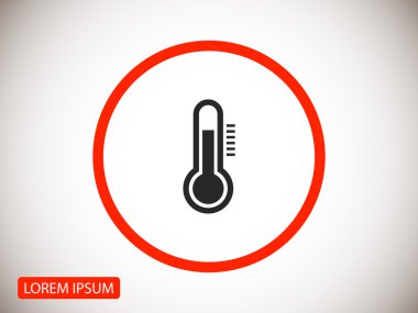 termometre işareti simgesi