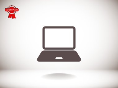 dizüstü bilgisayar elektronik simgesi