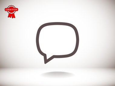 ileti balonu simgesinin