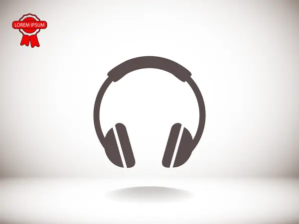 Icono de auriculares de audio — Archivo Imágenes Vectoriales