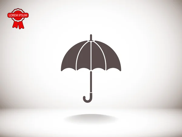 Символ парасольку захисту — стоковий вектор