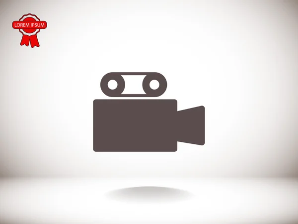 Піктограма фільму камера — стоковий вектор