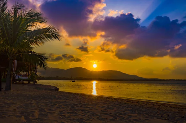 Gün batımı Koh Samui, Chaweng.