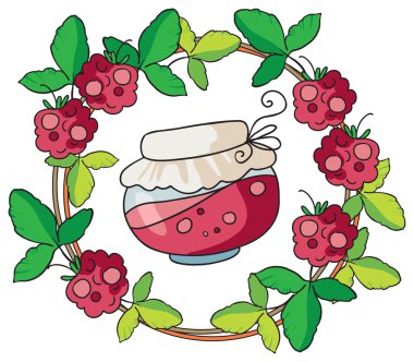 Ahududu tatlı reçeli